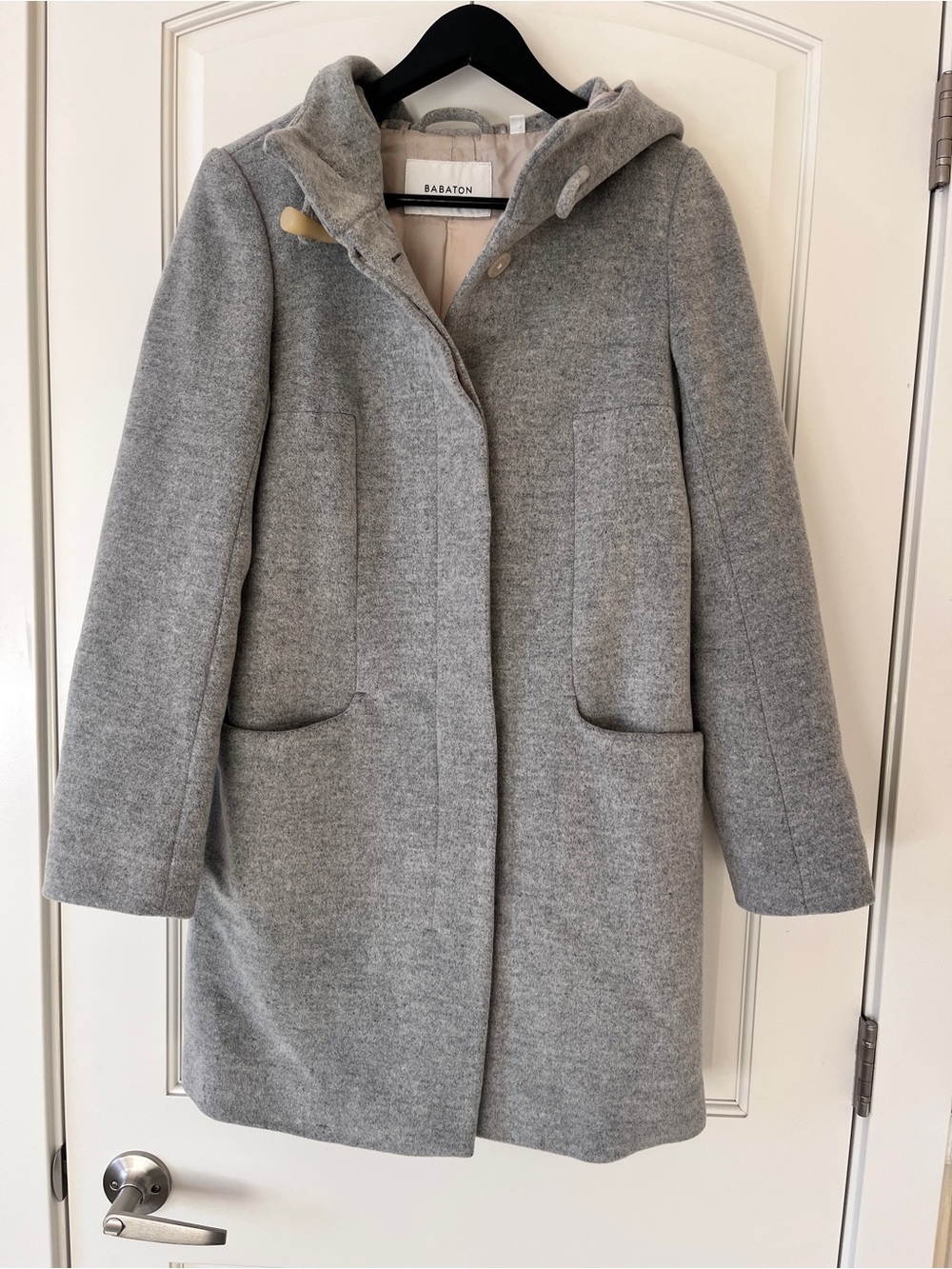 Aritzia Babaton Pearce Hooded Wool Coat | S | Academia | Read Desc